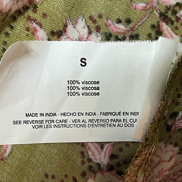 JESSICA SIMPSON LONG SLEEVED BOHEMIAN BELL SLEEVED BLOUSE SZ SM NWTS - Picture 7 of 8